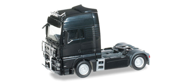 MAN TGX XXL Euro 6 Semi Tractor Only - Assembled -- With Cow Catcher & Roof Lights (black)