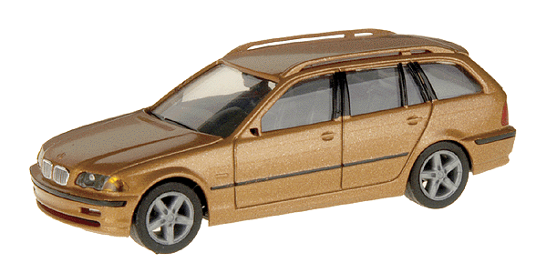 European Automobiles - BMW -- 199 Model 3-Series Touring Station Wagon - Aquagreen Metallic Paint