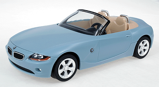 Playcar with 2 Playmobile Figures -- Turquoise