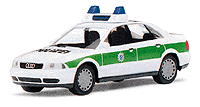 Emergency Audi -- A4 Sedan Bavarian Police (green, white)