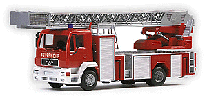 Emergency - Fire Dept. Vehicles -- MAN M2000 DLK 23/12 Rear-Mount Aerial Ladder