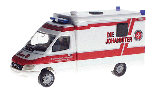 Emergency - Ambulance -- MB Sprinter Facelift Strobel Johanniter Unfallhilfe Mainz