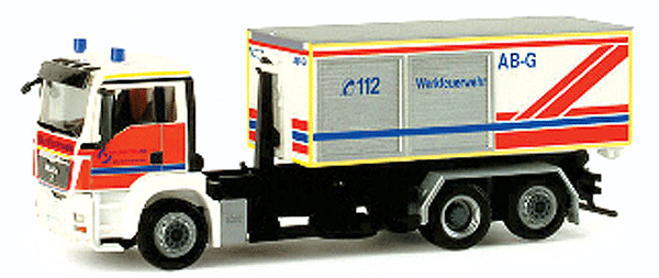 European Truck -- MAN TGS Roll-Off Container, Salzgitter