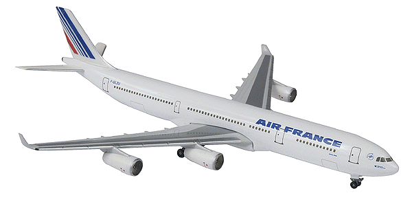 1:500 Scale Airplanes (Herpa Wings) -- Airbus 340-300 NG Air France