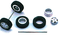 Cast wheels 5-spoke 1:43