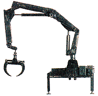 Loading Crane w/Wood Pick-up