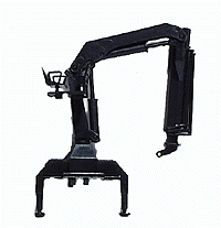 Truck Accessories -- Hiab Hydraulic Crane w/Timber/Pulpwood Grapple