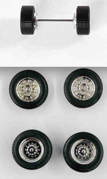 Super Single Truck Wheels w/Fronts -- 10 Sets