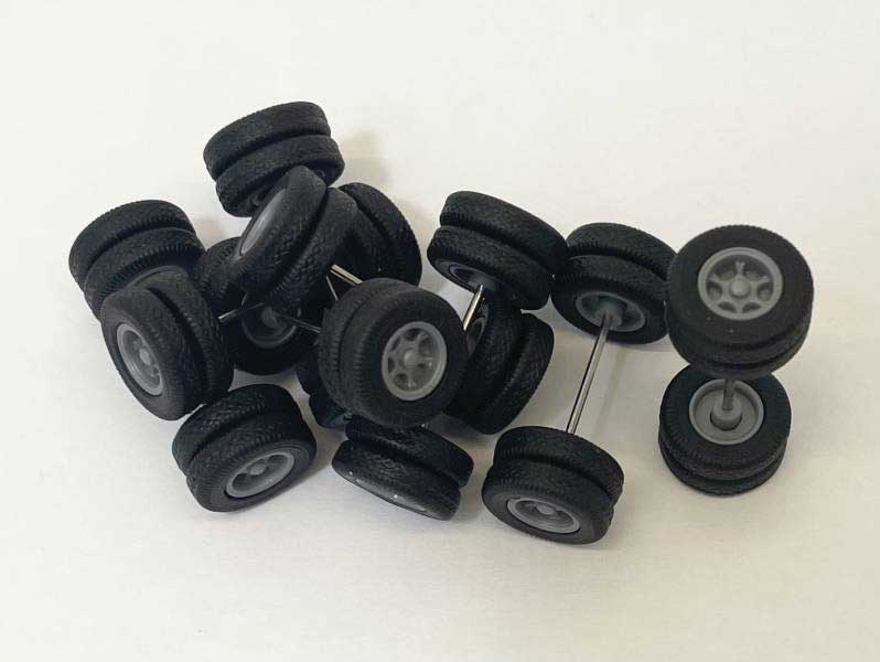 Rear Wheelsets for Trucks -- 6-Spoke pkg(8)