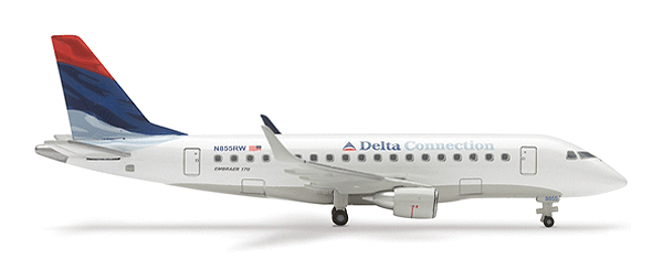 Herpa Wings Embraer 170 -- Delta Connection