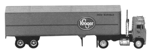 WHITE Kroger w/40' reefer