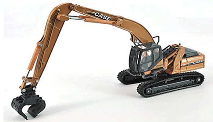 Case CX240B Tracked Demolition Machine -- Yellow, Black