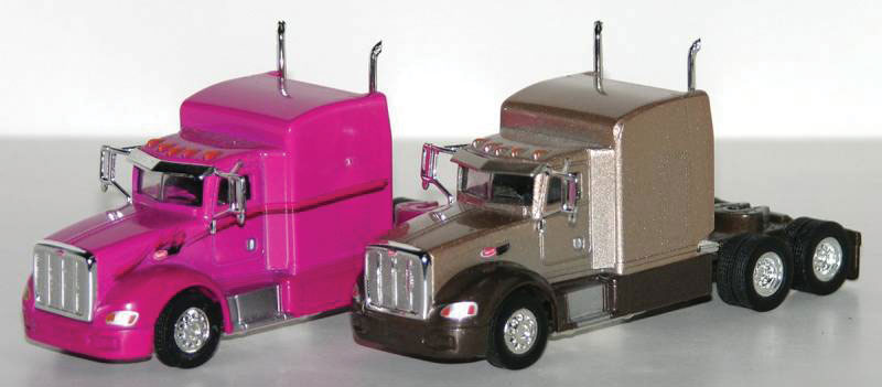 Peterbilt 386 Tractor Only 2-Pack - Assembled -- Various Standard Colors