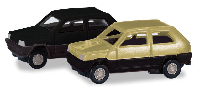 Fiat Panda 2-Pack - Assembled -- Various Colors