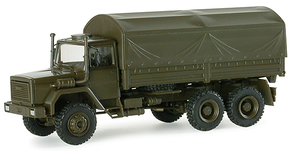 Herpa Military Modern German Army (BW) - Heavy Trucks -- IVECO 8-Ton 6x6 Cargo/Personnel Carrier