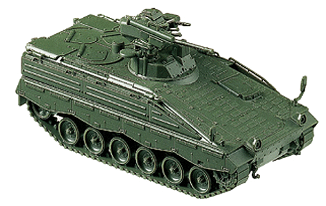 Roco Mini-Tanks Modern German Army (BW) - Armored Vehicles -- Marder (Marten) 1A3 Armored Personnel Carrier