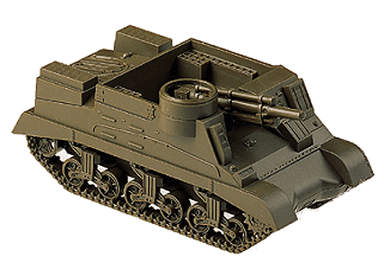M7B1 Priest Armored Vehicle - Roco Mini-Tanks -- WWII United States & Allies