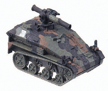 Roco Mini-Tanks Modern German Army (BW) Armored Vehicles -- Wiesel (Weasel) Set; Anti-Aircraft & TOW Missile Launcher Units - Camouflage