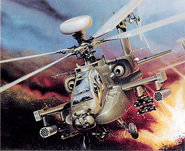 Roco Mini-Tanks US/NATO Helicopters -- Apache Ah-64