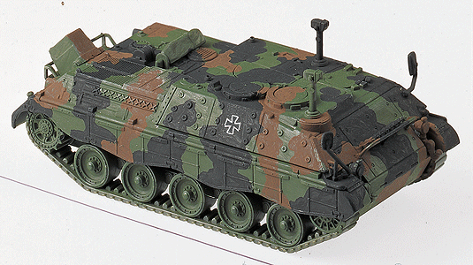 Roco Mini-Tanks Modern German Army (BW) Armored Vehicles -- Jaguar Armored Personnel Carrier (Camouflage)