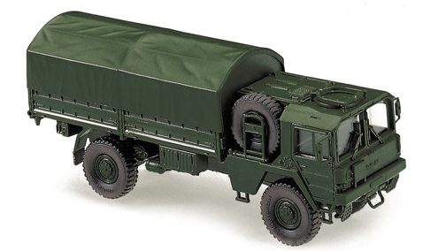 Herpa Military Modern German Army (BW) - Heavy Trucks -- 4x4 5-Ton Covered Cargo/Personnel Carrier