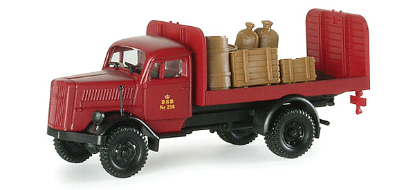 Opel Blitz Flatbed -- Danish Railways DSB