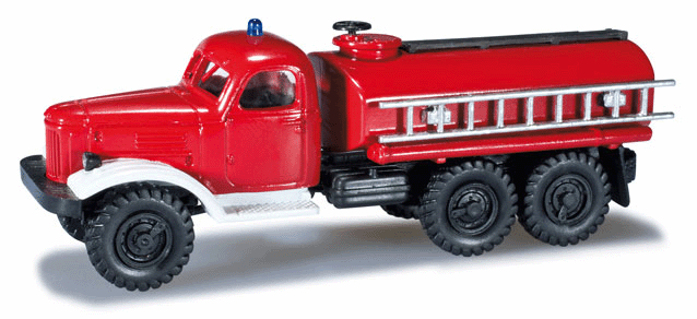 Zil 157 Fire Truck - Assembled -- Red