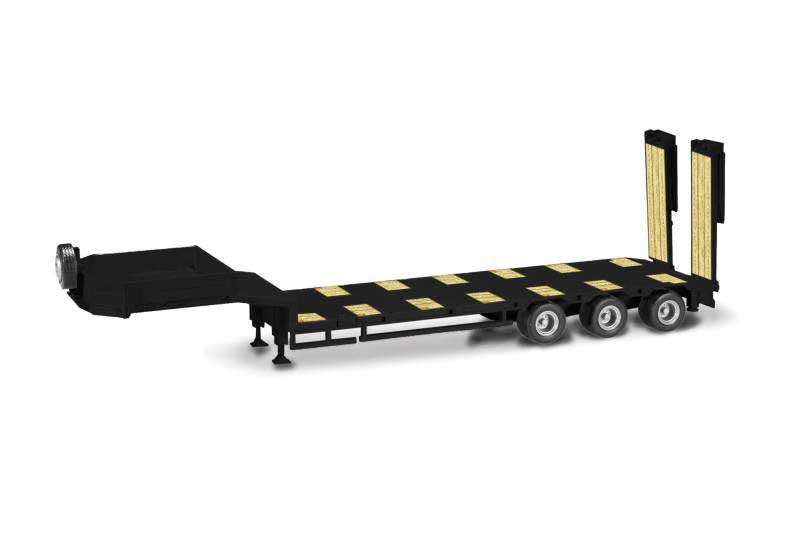 Goldhofer Drop-Deck Trailer w/Ramps - Assembled -- Various Standard Colors-2