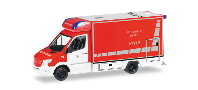 Mercedes-Benz Sprinter Ambulance - Assembled -- Fire Department (red, white, German Lettering)