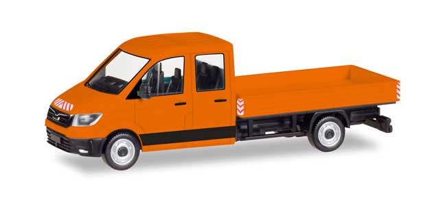 MAN TGE Crew-Cab Pickup - Assembled -- Orange