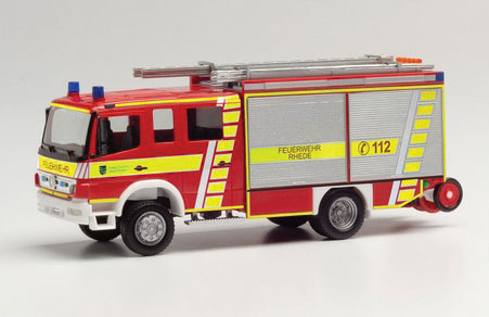 Mercedes-Benz Atego Ziegler Fire Truck - Assembled -- Fire Department (red, yellow, white, German Lettering)