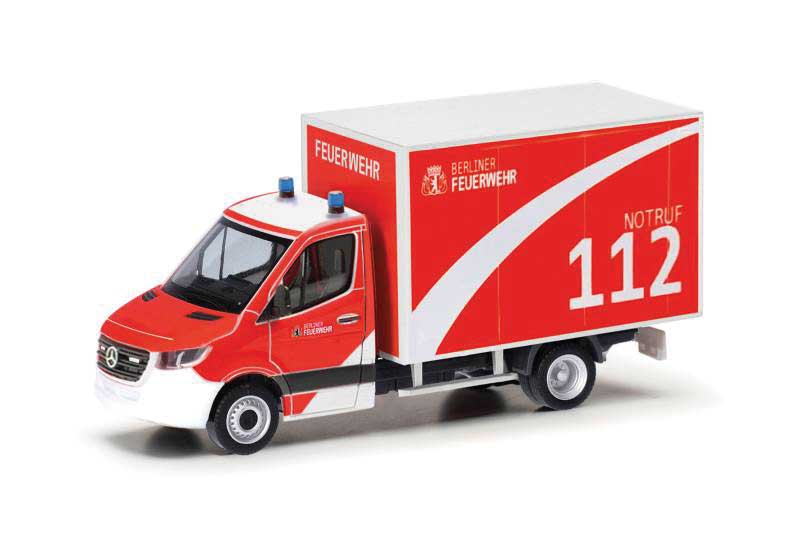 Mercedes-Benz Sprinter Box-Body Delivery Truck - Assembled -- Fire Department (red, white, German Lettering)
