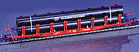 Freight Car Loads -- Large Diameter Pipe, Long "MannesMann" 8" 20cm Long
