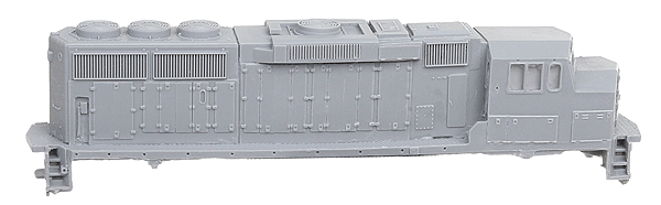 Undecorated Body Shells -- EMD GP60M