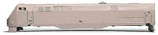 Undecorated Body Shells -- Genesis AMD103 Amtrak Version