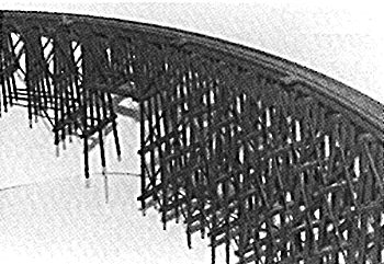 Curved Wood Trestle -- Kit