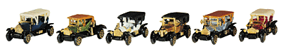 Automobiles -- Assorted Classic Car 6-Pack