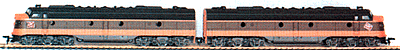 Diesel EMD E8 A-Unit Set -- MILW (maroon, orange)