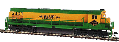 Diesel Alco C628 Powered -- Reading #5301 (yellow)