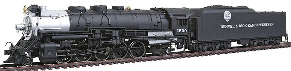Steam 2-10-2 Santa Fe - Standard DC -- Denver, Rio Grande Western