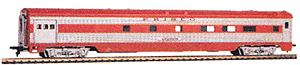 Pullman Standard Corrugated Side Streamline Combine -- Frisco (red, silver)