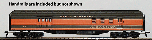 Heavyweight Railway Post Office (RPO) -- Great Northern "Western Star"