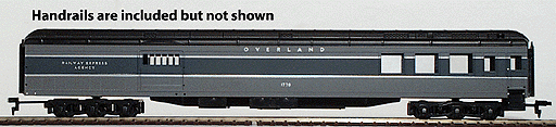 Heavyweight Combine -- Union Pacific "Overland"
