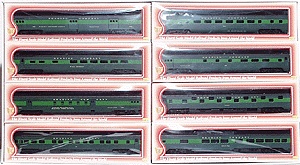 Pullman Standard Smooth Side Streamline 8 Car Set -- Reading