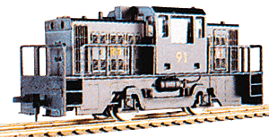 Center Cab Diesel -- PRR (black)