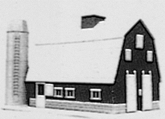 Barn w/Silo