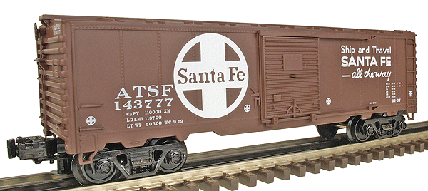 Single Door Boxcar 3-Rail -- Santa Fe