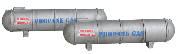 Large Propane Tank - Perma-Scene(TM) -- Assembled