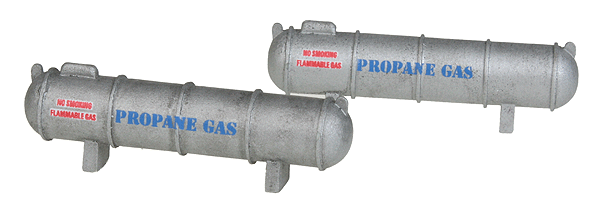 Large Propane Tank - Assembled - Perma-Scene(TM) -- pkg(2)
