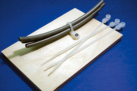 Wire Management Products -- Screw Mount Cable Ties, 4" pkg(20)